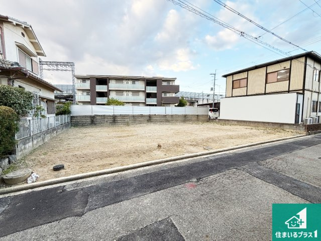 香芝市下田西　第3期　新築一戸建ての外観|現在はこんな感じです。完成までが待ち遠しいですね。