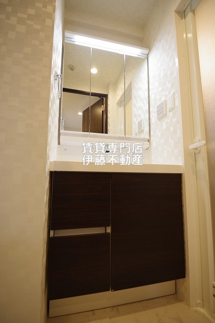 S-RESIDENCE浅間町の洗面所|独立洗髪洗面化粧台