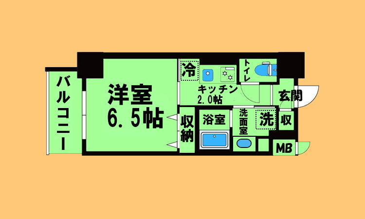 S-RESIDENCE浅間町の間取り|間取り反転タイプ