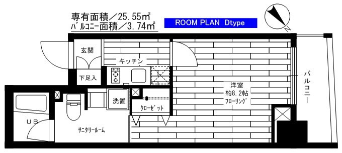ステージファースト駒沢の間取り
