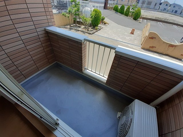 サンリットスクエアのバルコニー