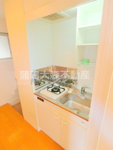 ベルザ平和島のキッチン|ガスキッチン