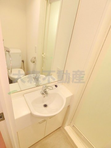 ベルザ平和島の洗面所|洗面脱衣所　独立洗面台　