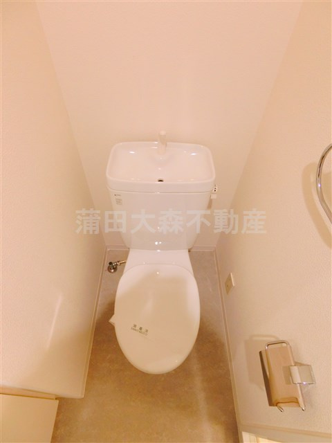 ベルザ平和島のトイレ|トイレ　脱衣所としても！