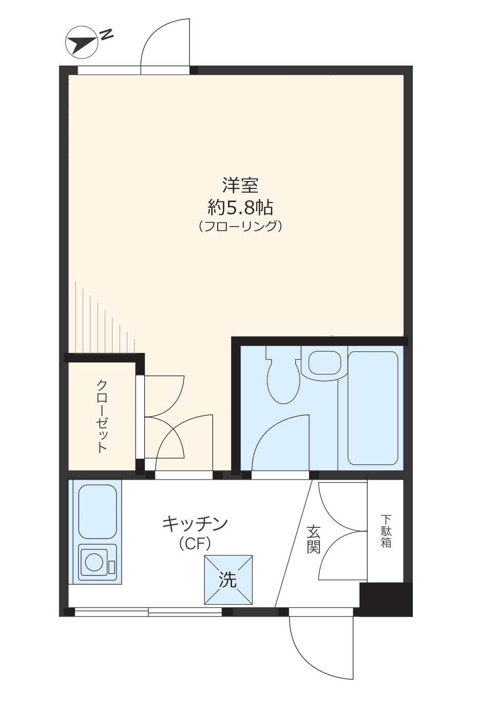 メゾンブランシェの間取り