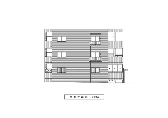 MARINE ROAD（マリンロード）の外観|東側立面