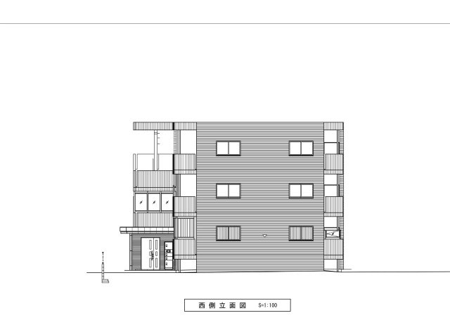 MARINE ROAD（マリンロード）の外観|西側立面
