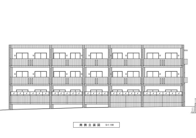 MARINE ROAD（マリンロード）の外観|南側立面