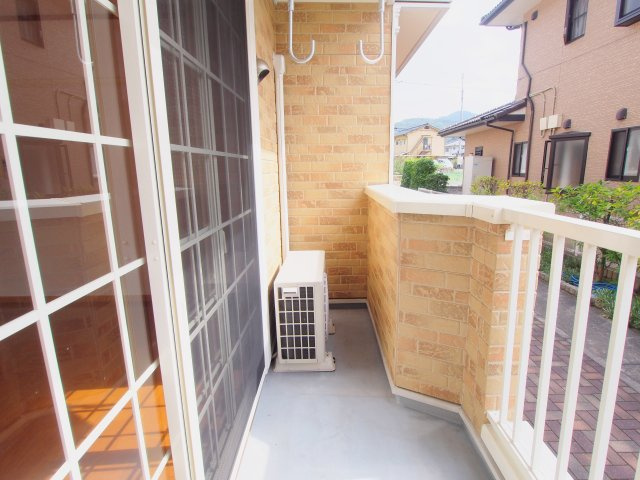 ブルック瀬野のバルコニー