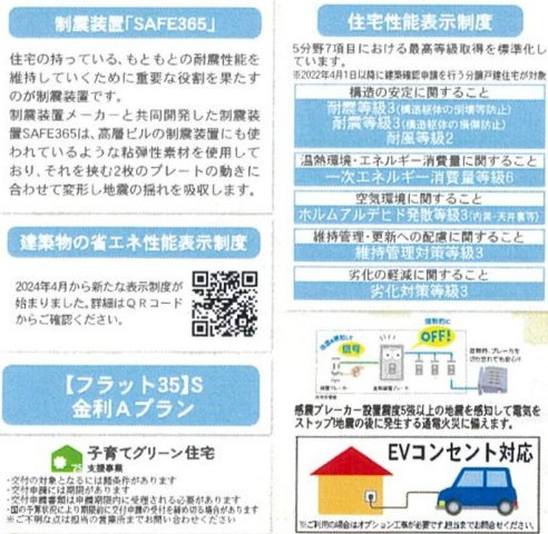 新築戸建・建売　足利市今福町第1　三重小・第一中の構造・工法・仕様
