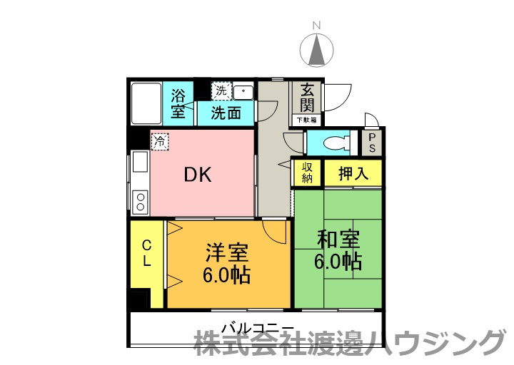 クレールタキタの間取り