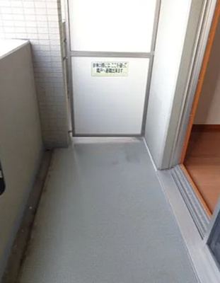 【バルコニー】 | アベニュー白河 | 開放的で明るい空間を演出してくれるバルコニーです