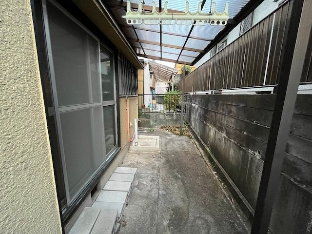 北貴望ヶ丘貸家のバルコニー