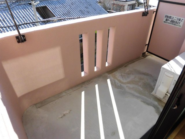 フローラルコートのバルコニー