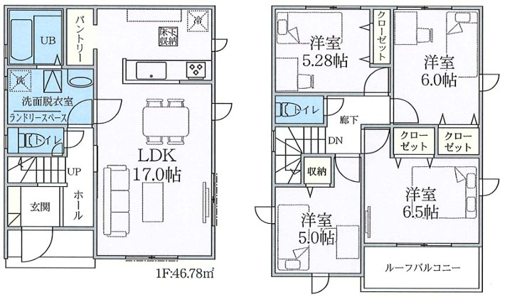 LIGNAGE玉村町福島23-1期　新築住宅2号棟のその他