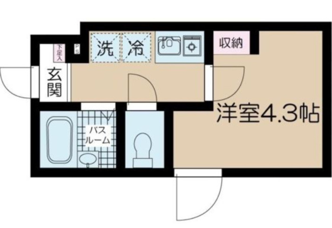 【間取り】 | フェリーチェ中野Ｂ