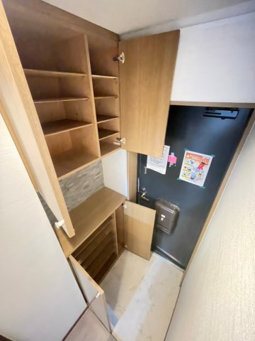 ドミール鹿島の玄関