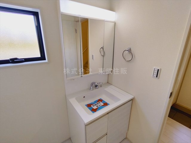 【独立洗面台】 | 富士見市渡戸1丁目　全14棟　2号棟 | 朝の身支度には欠かせない独立洗面化粧台