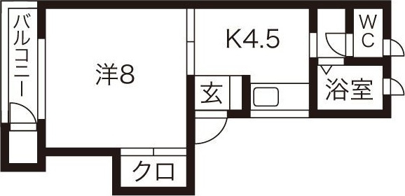 タウンハウスヨシダアネックスの間取り