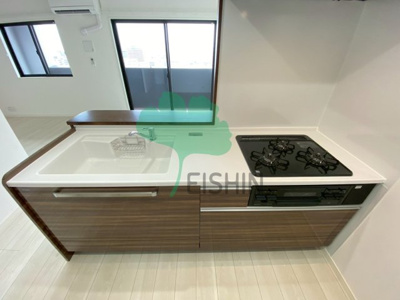 【キッチン】 | LIBTH上牟田EAST | シンプルな清潔感のあるキッチンです！