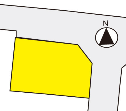 【区画図】 | 三島市安久 中古住宅  EH05974 | 三島市安久　地形図