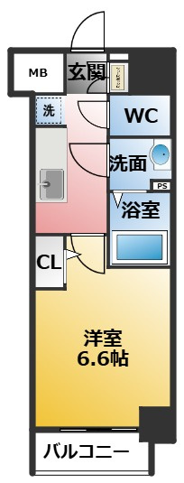 ディアレイシャス名古屋中村公園Ⅱの間取り