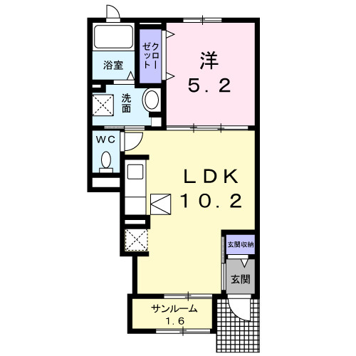 【間取り】 | アモーレ　ボスコ