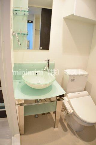 エステムコート難波サウスプレイスⅤエレージュの洗面所