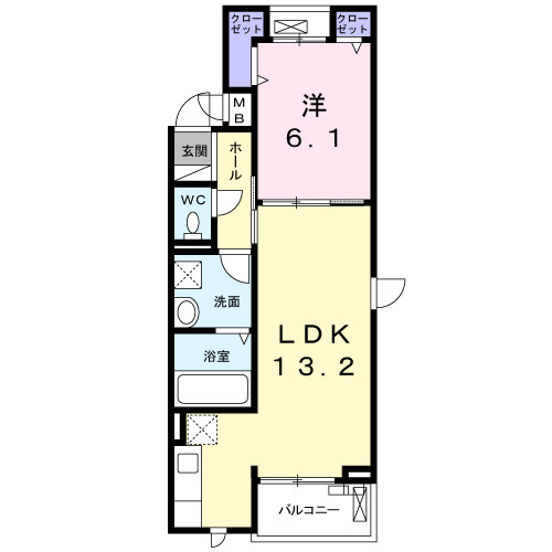 【間取り】 | ＥＡＳＴⅣ（イーストⅣ