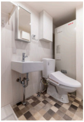 【洗面所】 | ＣＯＣＯＣＵＢＥ北千住Ⅱ