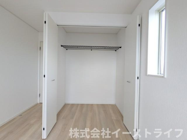 【新築戸建】　いわき市佐糠町第8の収納|4号棟写真　大きなスペースがあり、収納には困りません