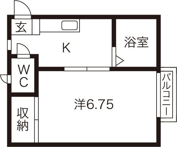 アドラシオンA棟の間取り