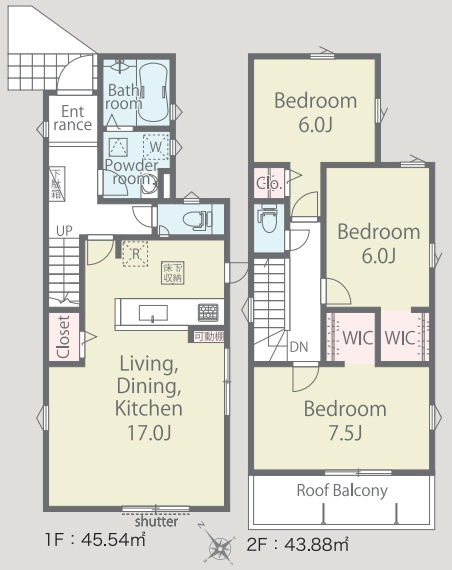 明石市松が丘3丁目の間取り