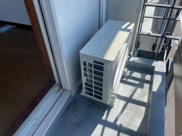 シンコウハイツのバルコニー