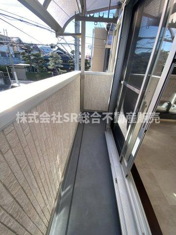 出雲井本町中古戸建のバルコニー|陽当たり良好で洗濯物が乾きやすいです！
