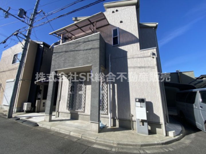 出雲井本町中古戸建の外観|北東角地の分譲地内の閑静な住宅街です！2025年12月にリフォーム完了♪