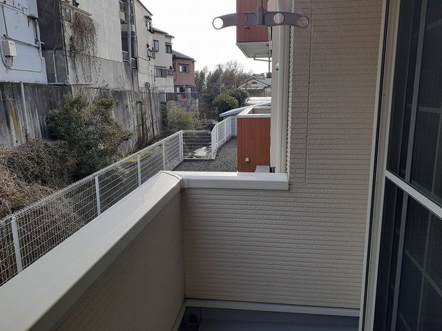 メゾン　ド　ソレアードのバルコニー|暖かな日差しのふりそそぐバルコニー