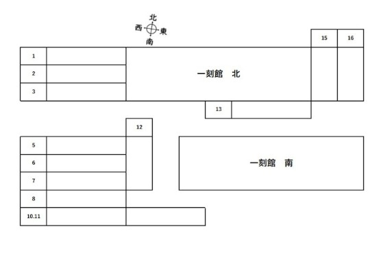 パレス下中野の区画図
