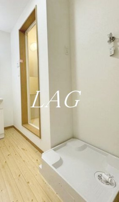 【設備】 | クォーク | 室内洗濯機置き場です。