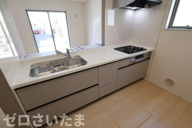 《仲介手数料無料》見沼区堀崎町583-1新築一戸建てリーブルガーデンのキッチン