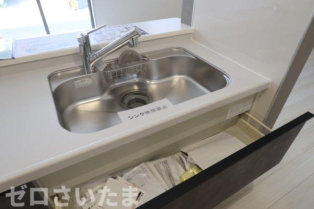 《仲介手数料無料》見沼区堀崎町583-1新築一戸建てリーブルガーデンのキッチン