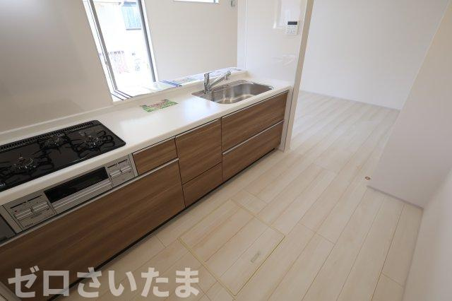 《仲介手数料無料》見沼区堀崎町583-1新築一戸建てリーブルガーデンのキッチン