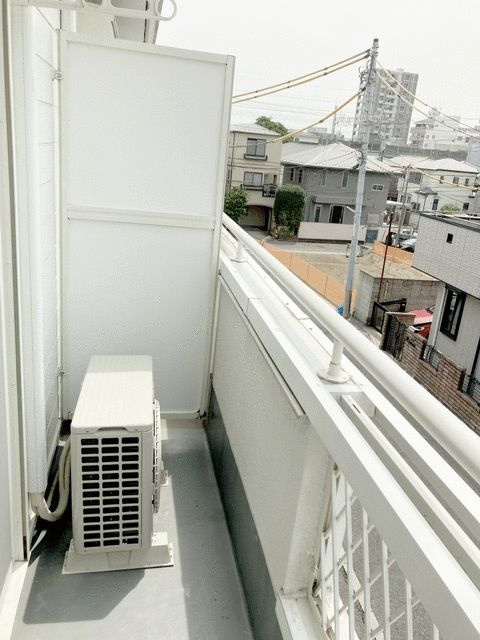 セントラル１４のバルコニー