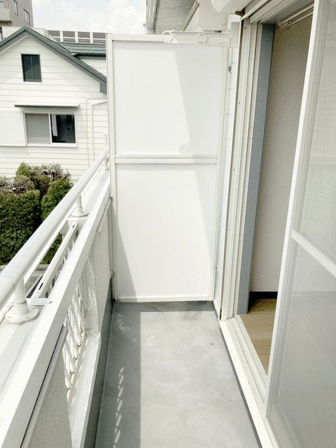 セントラル１４のバルコニー