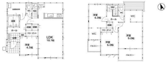 小倉北区皿山町2期の間取り