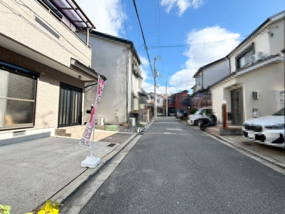 【前面道路含む現地写真】 | 高槻市柱本5丁目　中古戸建