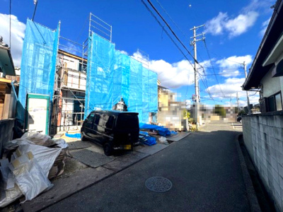 【前面道路含む現地写真】 | GRAFARE堺市家原寺町　2号棟 | 物件に関するお問い合わせはお気軽にどうぞ！（2025年12月撮影）