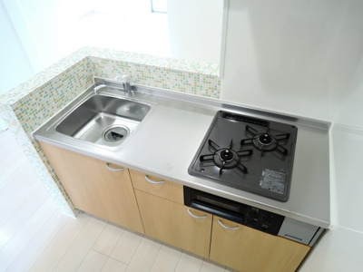 【キッチン】 | マンション東岡 | 写真は同マンション別部屋