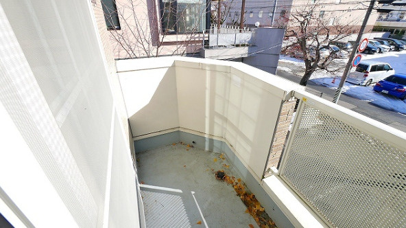 カサ・ビエントのバルコニー