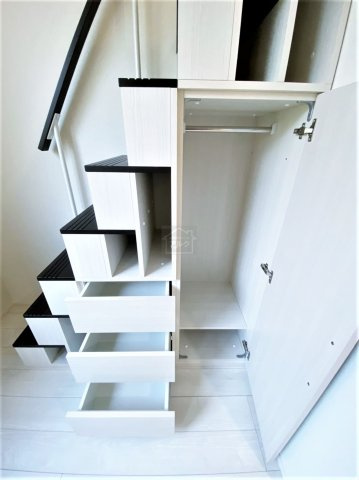 ハーモニーテラス東中野の収納|同シリーズ使用